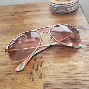OAKLEY GIVEN ROSE GOLD W/VR50 BROWN GRADIENT LENSES SUNGLASSES